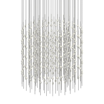 Constellation Centaurus Cylinder 3 Light 48" Wide LED Abstract Chandelier