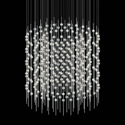 Constellation Centaurus Cylinder 3 Light 48" Wide LED Abstract Chandelier