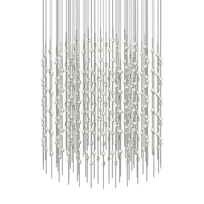 Constellation Centaurus Cylinder 3 Light 48" Wide LED Abstract Chandelier