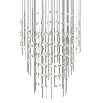 Constellation Centaurus Pyramid 3 Light 48" Wide LED Abstract Chandelier