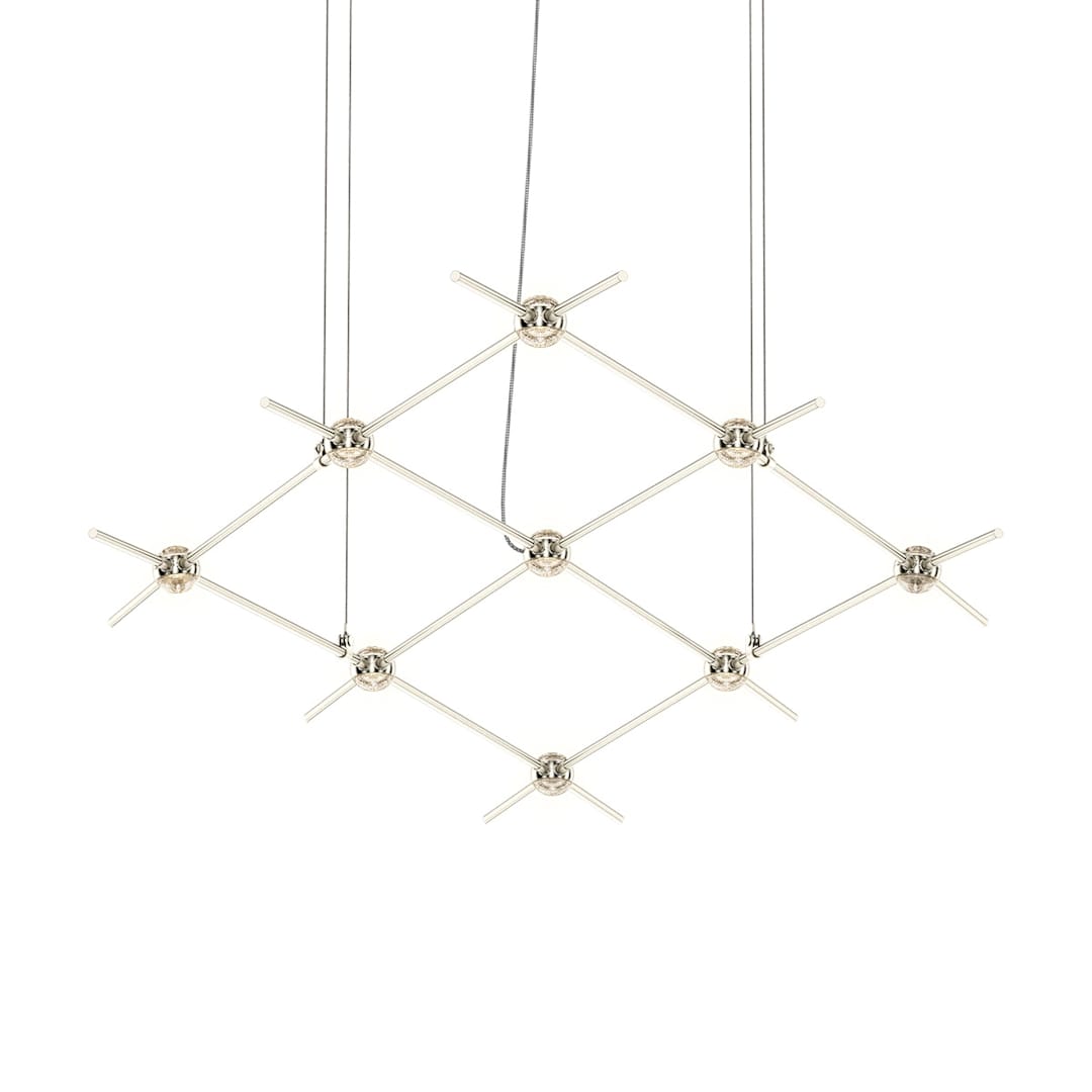 Constellation Aquarius Minor 9 Light 67" Wide LED Chandelier