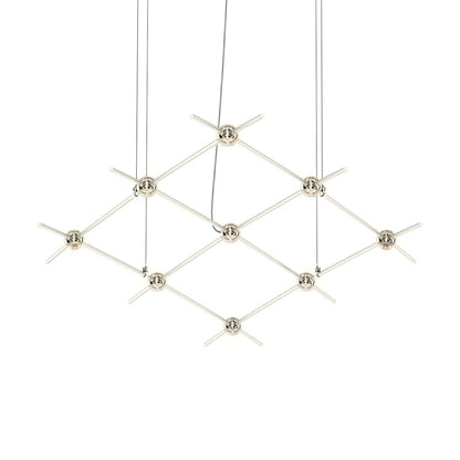 Constellation Aquarius Minor 9 Light 67" Wide LED Chandelier