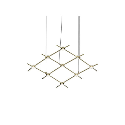 Constellation Aquarius Minor 9 Light 67" Wide LED Chandelier