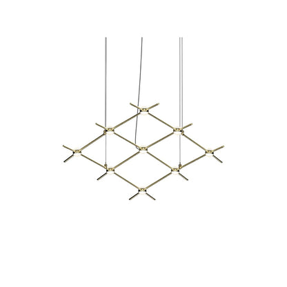 Constellation Aquarius Minor 9 Light 67" Wide LED Chandelier