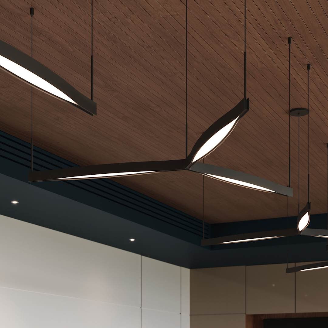 Ola 3 Light 55" Wide LED Chandelier