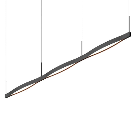 Ola 3 Light 82" Wide LED Linear Chandelier