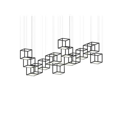 Cubix 12 Light LED Pendant