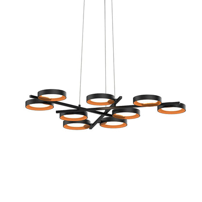 Light Guide Ring 9 Light 48-1/4" Wide Full Sized Pendant