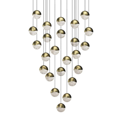 Grapes 24 Light 27" Wide LED Suspension Multi Light Pendant