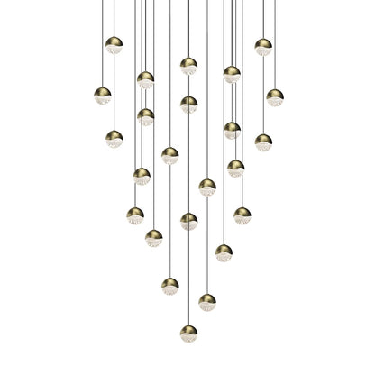 Grapes 24 Light 26" Wide LED Suspension Multi Light Pendant