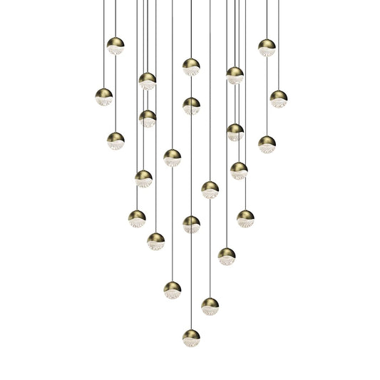 Grapes 24 Light 26" Wide LED Suspension Multi Light Pendant