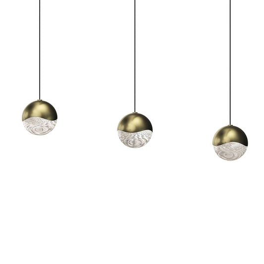 Grapes 3 Light 38" Wide LED Suspension Linear Pendant