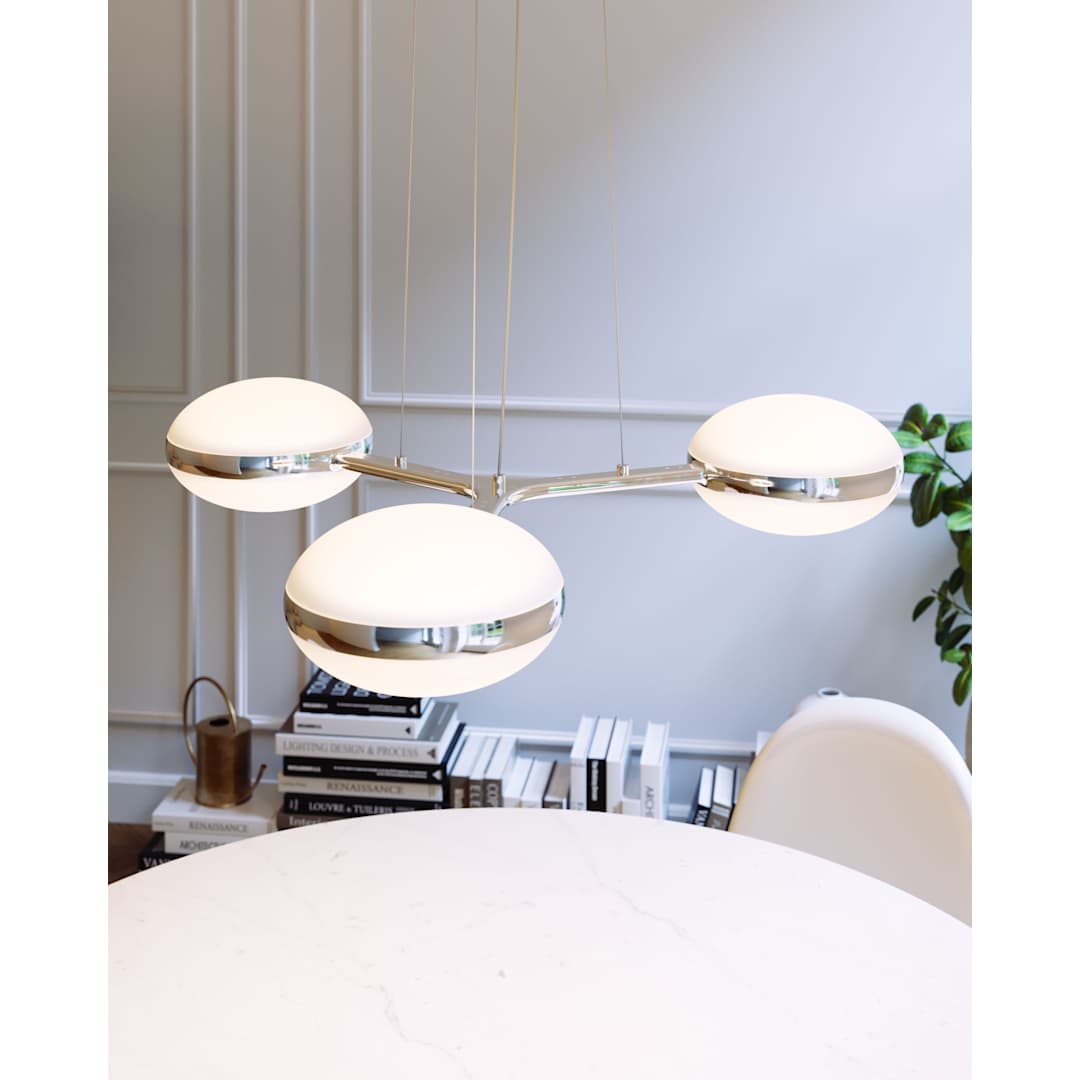 Pillows 6 Light 36" Wide LED Suspension Pendant