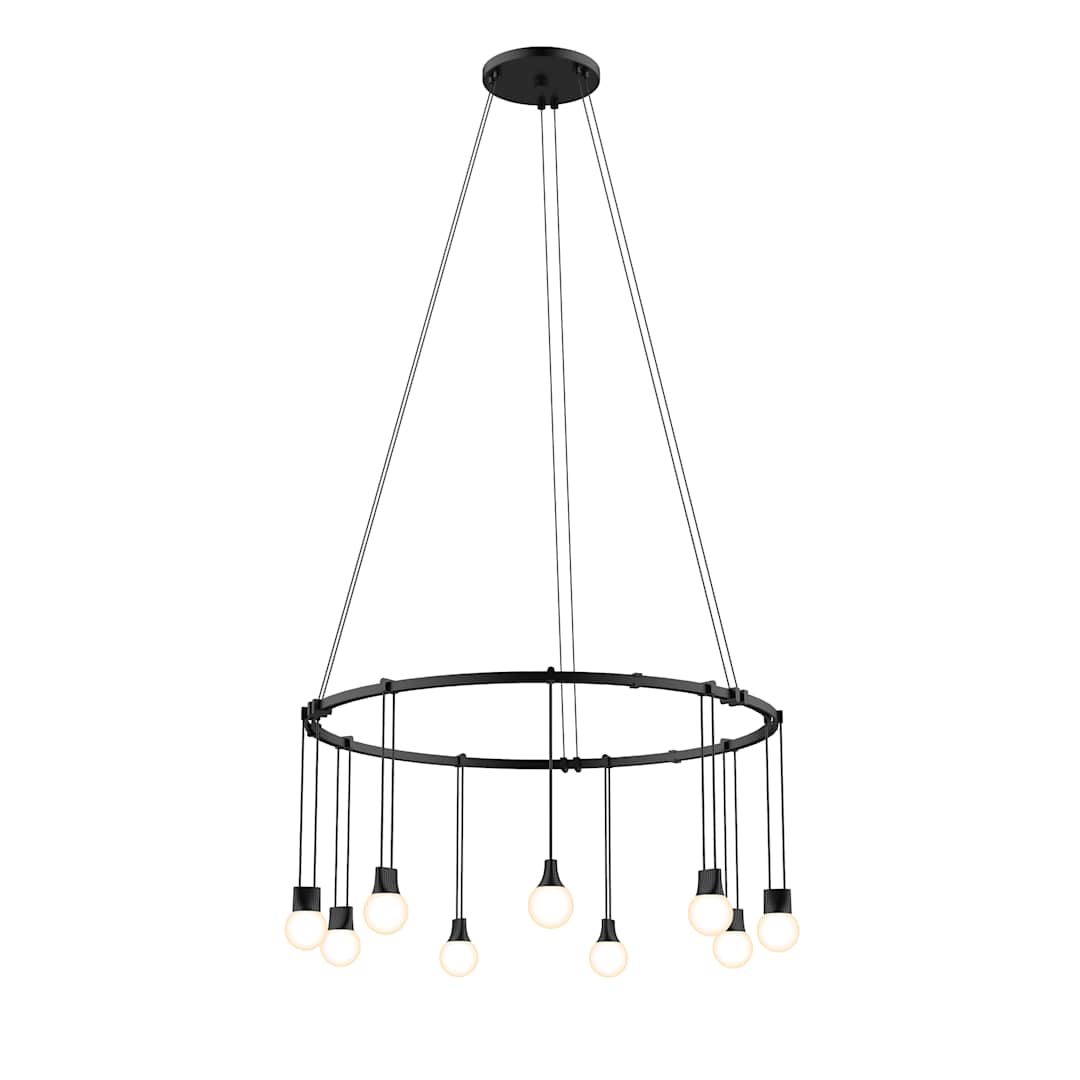 Suspenders LED Single Ring Multi Light Pendant
