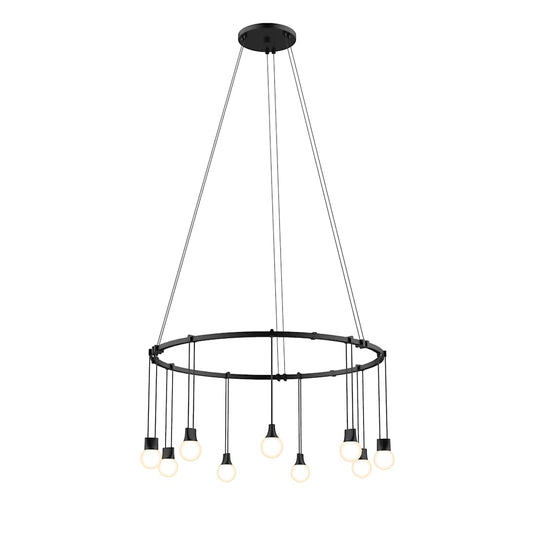 Suspenders LED Single Ring Multi Light Pendant