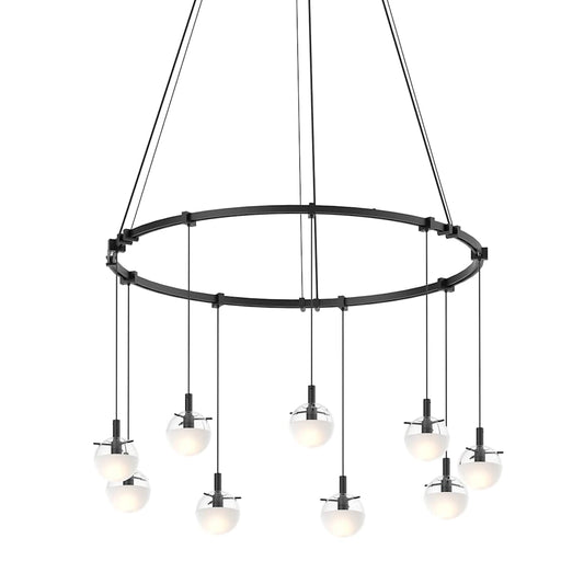 Suspenders LED Single Ring Multi Light Pendant