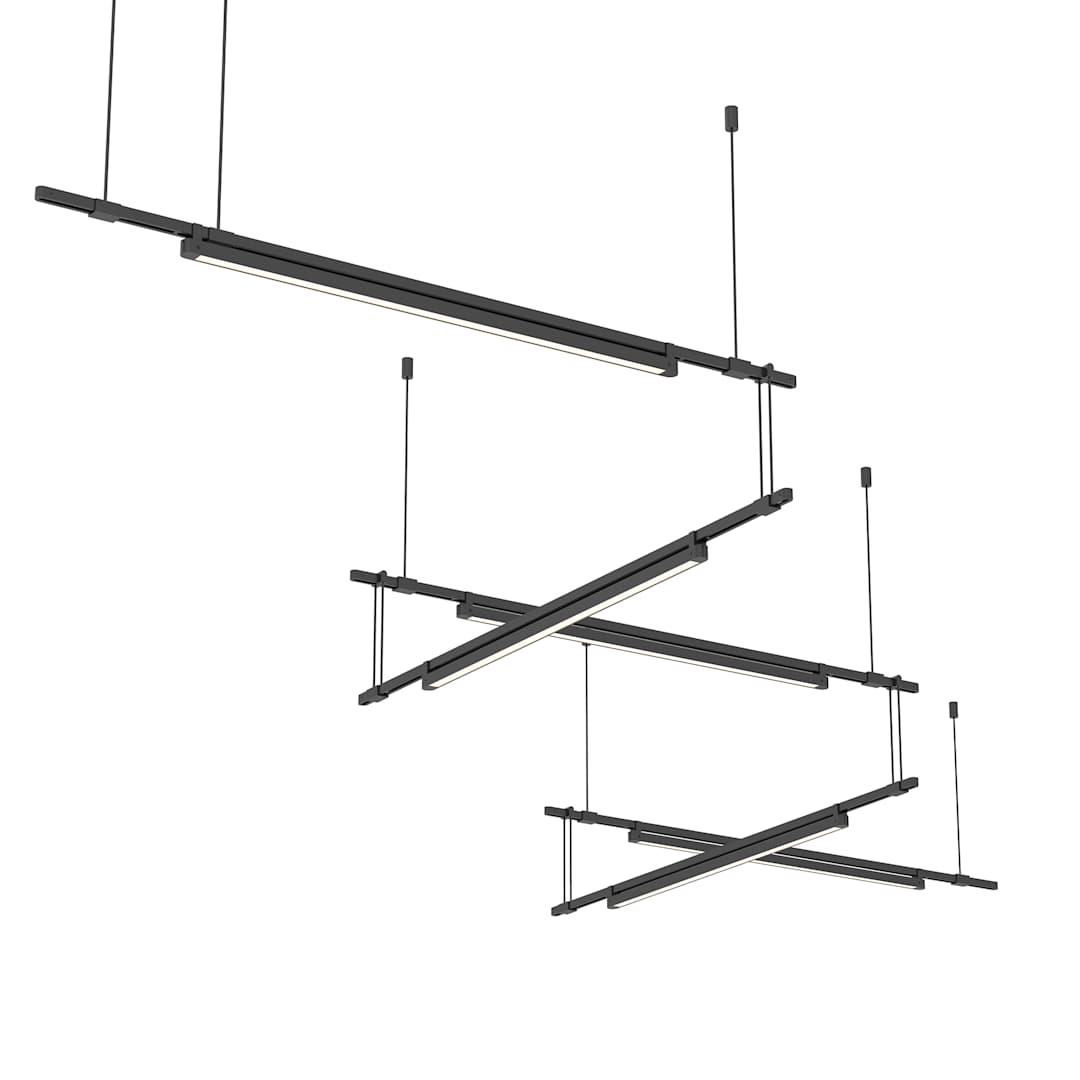Suspenders LED 5-Bar Zig Zag Multi Light Pendant