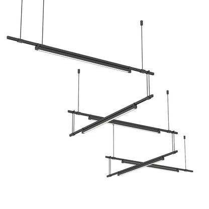 Suspenders LED 5-Bar Zig Zag Multi Light Pendant
