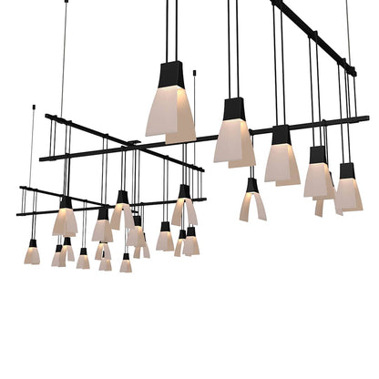 Suspenders LED 5-Bar Zig Zag Multi Light Pendant