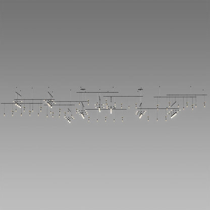 Suspenders 242" Wide Multi Light Pendant