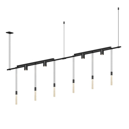 Suspenders 12 Light 73" Wide Full Sized Pendant