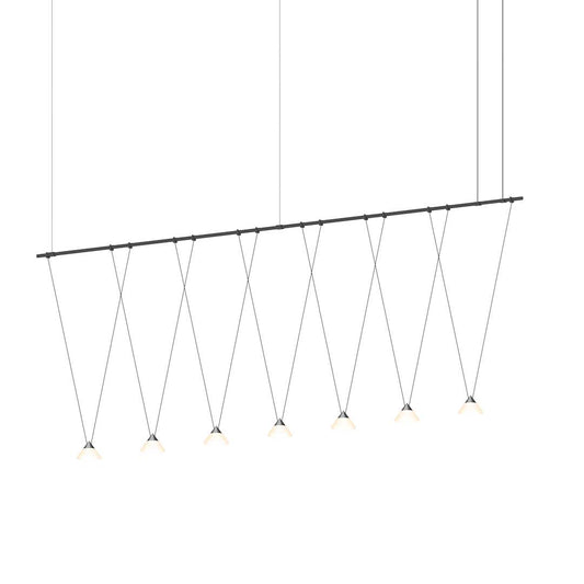 Suspenders 7 Light 97" Wide LED Suspension Multi Light Pendant