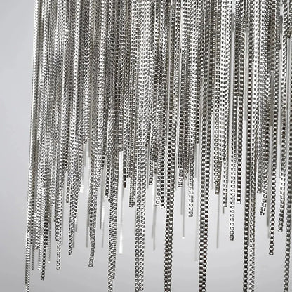 Cadena Steel Tassel Light Fixture