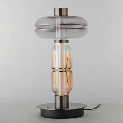 Gusto 20" Tall LED Buffet Table Lamp with Hand-Blown Glass Shades