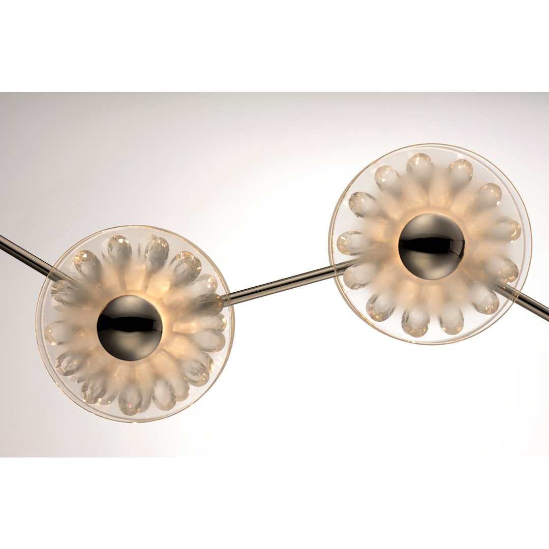 Peony 7 Light 50" Wide LED Abstract Multi Light Pendant