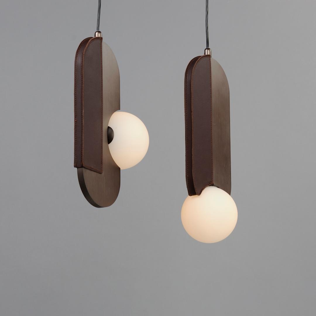 Stitched 5 Light 48" Wide LED Linear Chandelier by Nina Magon