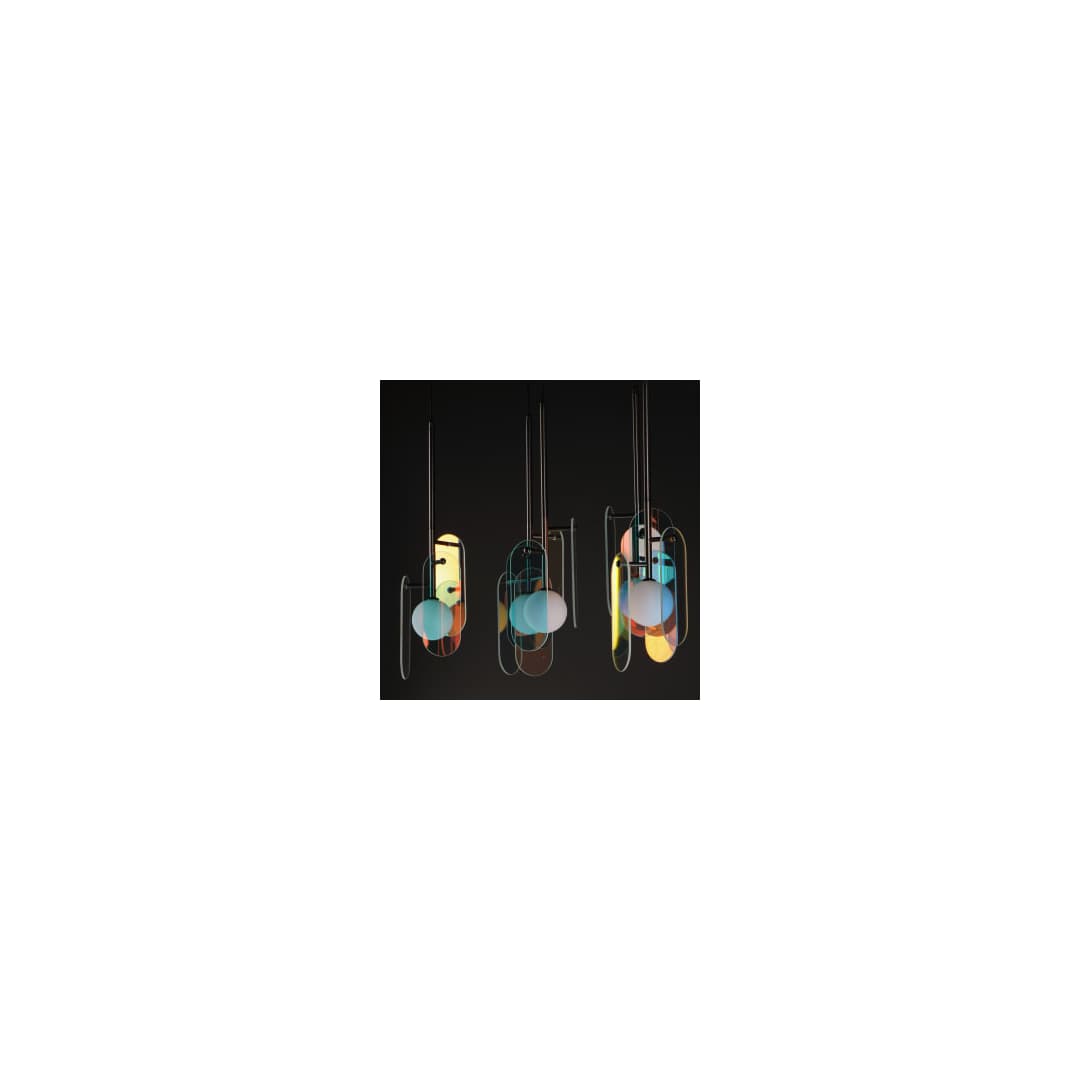 Megalith 5 Light 48" Wide LED Linear Chandelier by Nina Magon