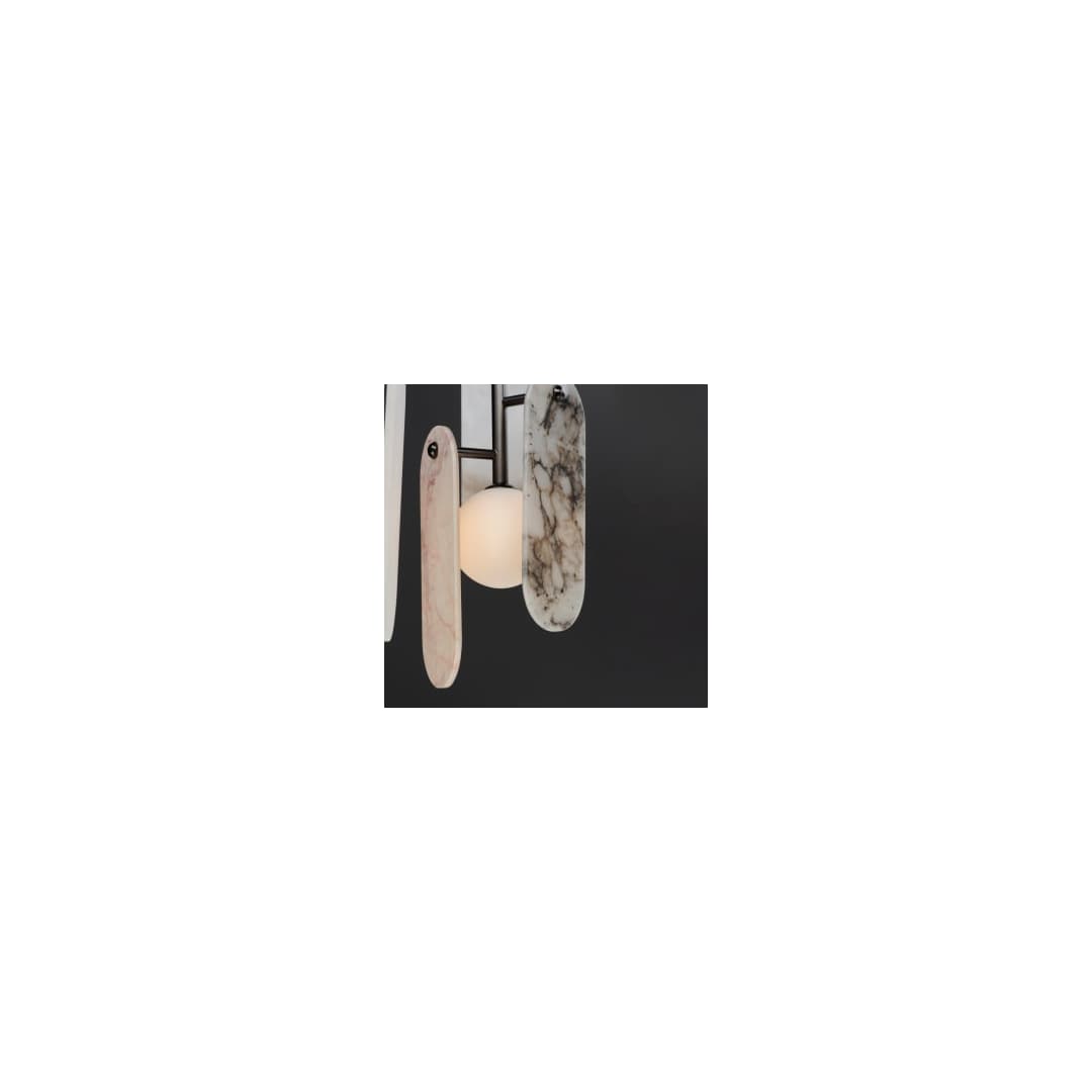Megalith 5 Light 48" Wide LED Linear Chandelier by Nina Magon
