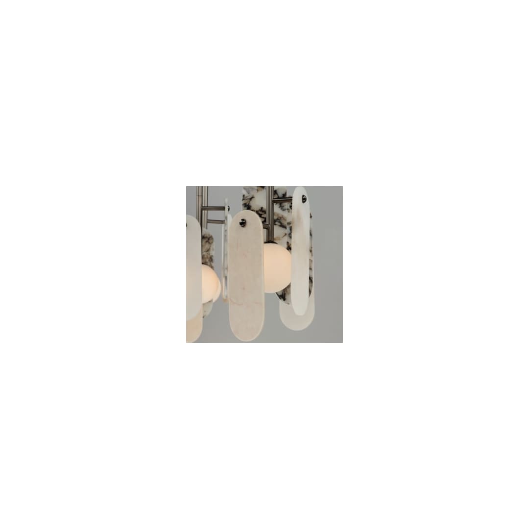 Megalith 5 Light 48" Wide LED Linear Chandelier by Nina Magon