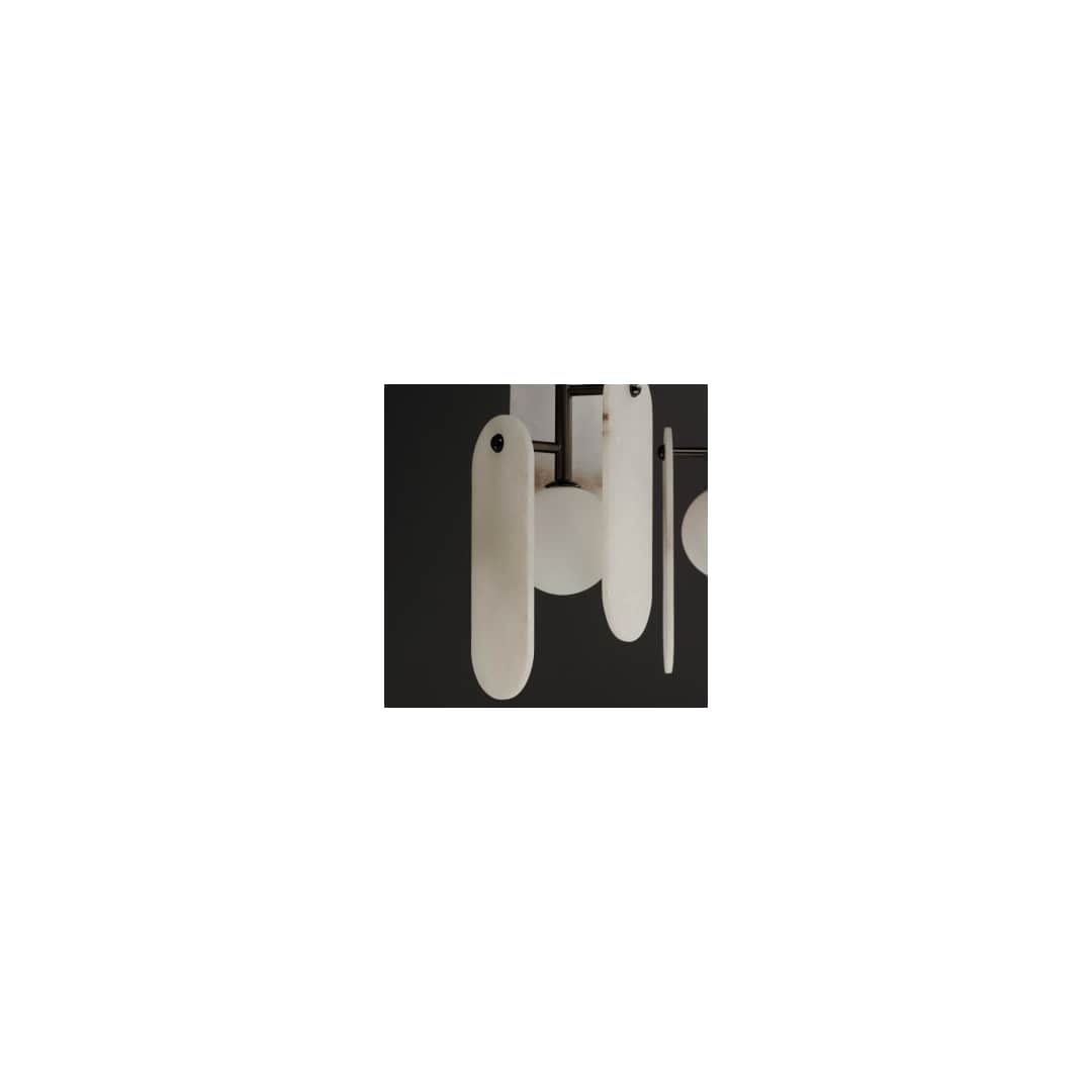 Megalith 5 Light 48" Wide LED Linear Chandelier by Nina Magon