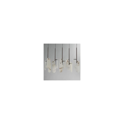 Megalith 5 Light 48" Wide LED Linear Chandelier by Nina Magon