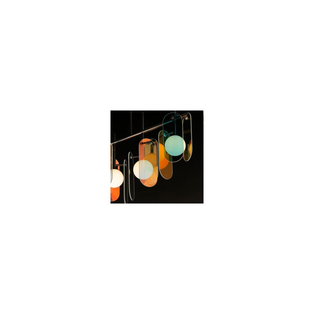 Megalith 5 Light 47" Wide LED Abstract Chandelier
