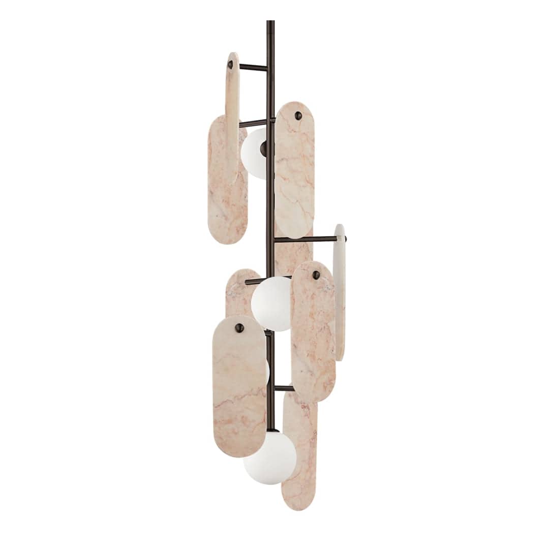 Megalith 5 Light 13" Wide LED Abstract Pendant