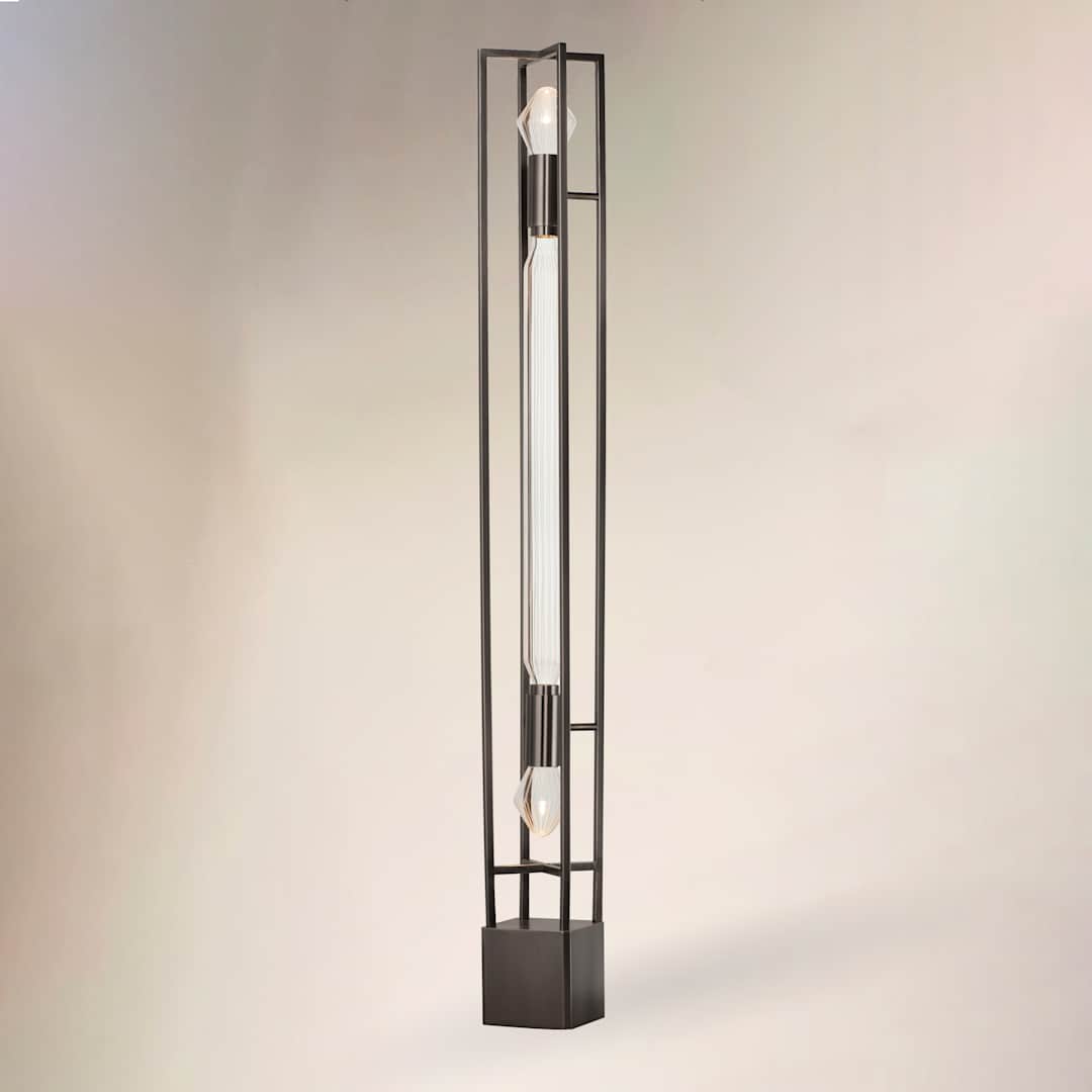 Zeppelin 59" Tall LED Column Floor Lamp by Nina Magon
