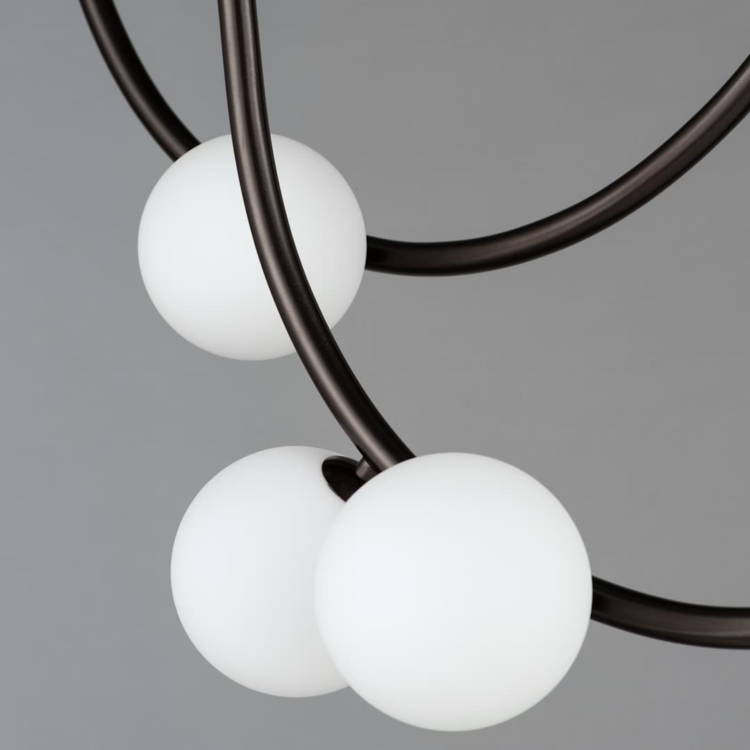 Contour 14 Light 43" Wide LED Semi-Flush Ceiling Fixture by Nina Magon