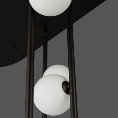 Contour 19 Light 52" Wide LED Semi-Flush Ceiling Fixture by Nina Magon