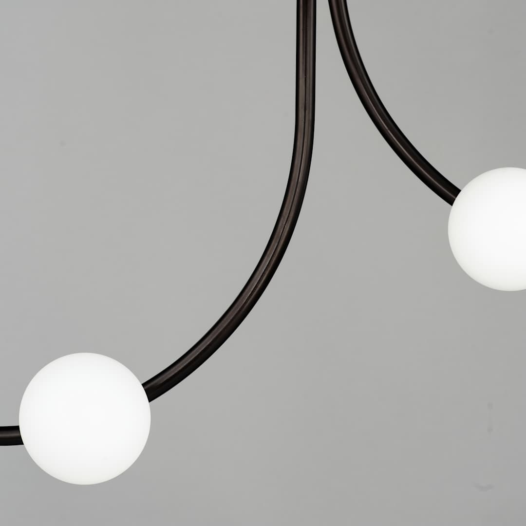 Contour 19 Light 52" Wide LED Semi-Flush Ceiling Fixture by Nina Magon