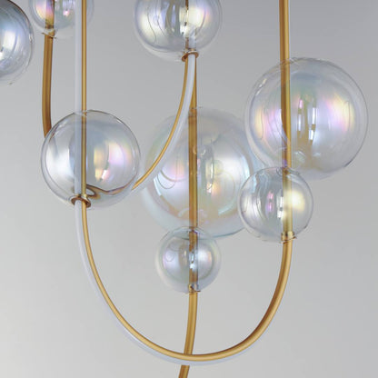 Dreamer 33" Wide LED Abstract Multi Light Pendant