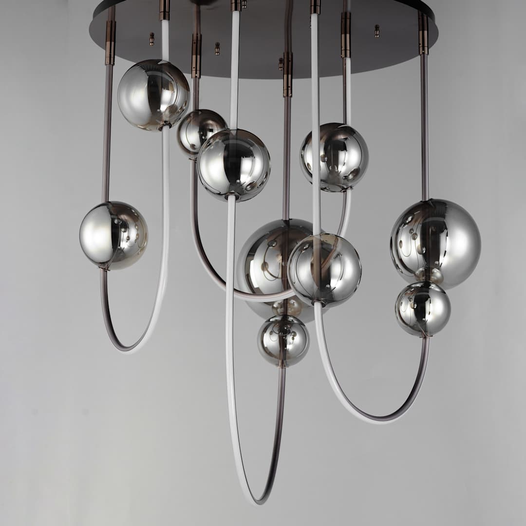 Dreamer 33" Wide LED Abstract Multi Light Pendant
