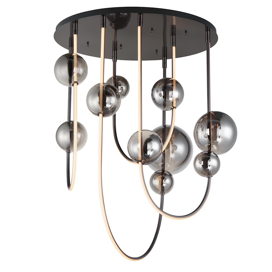Dreamer 33" Wide LED Abstract Multi Light Pendant