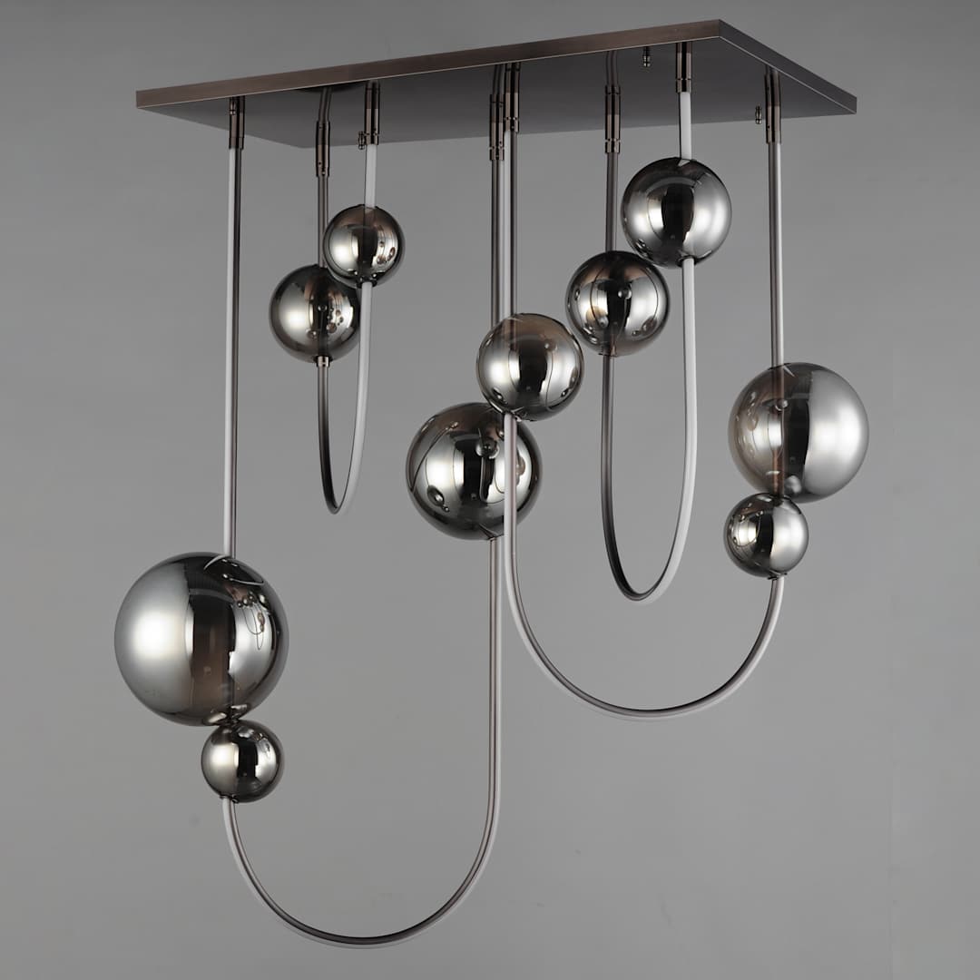 Dreamer 36" Wide LED Abstract Linear Pendant