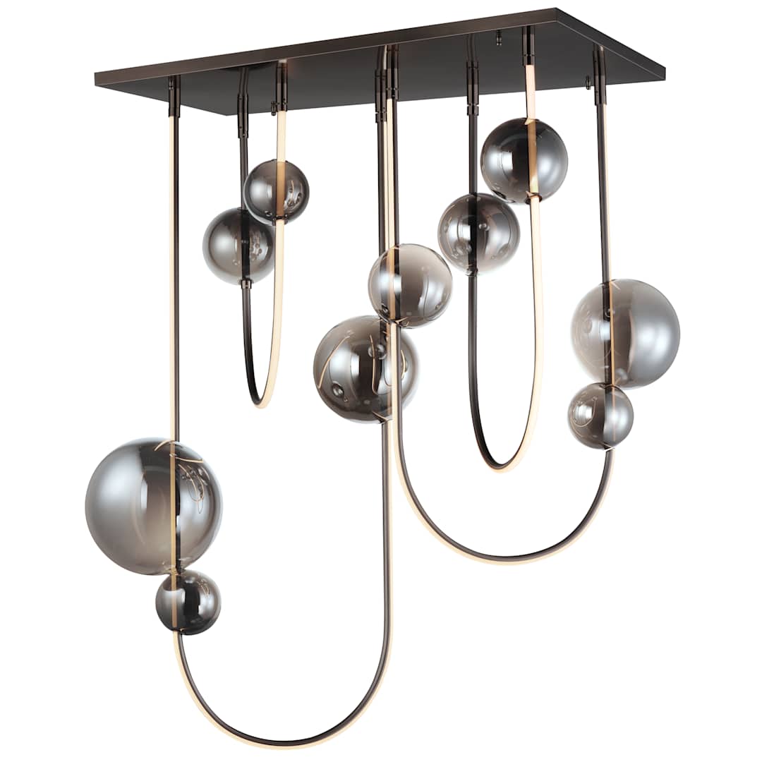 Dreamer 36" Wide LED Abstract Linear Pendant