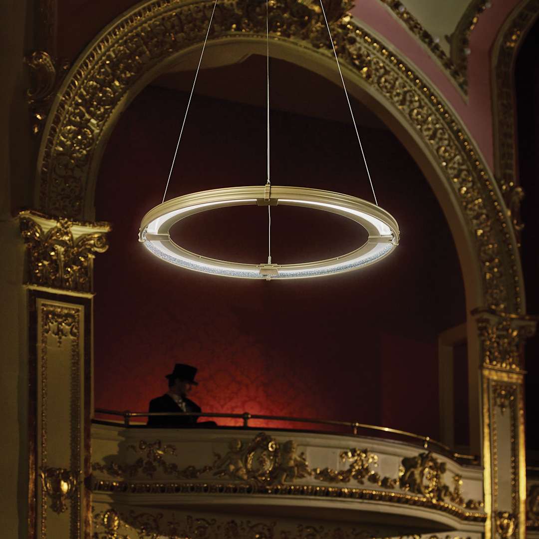 Aria 34-3/16" Wide Integrated LED Ring Chandelier