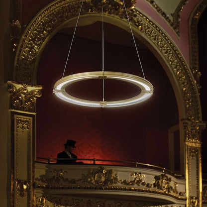 Aria 34-3/16" Wide Integrated LED Ring Chandelier