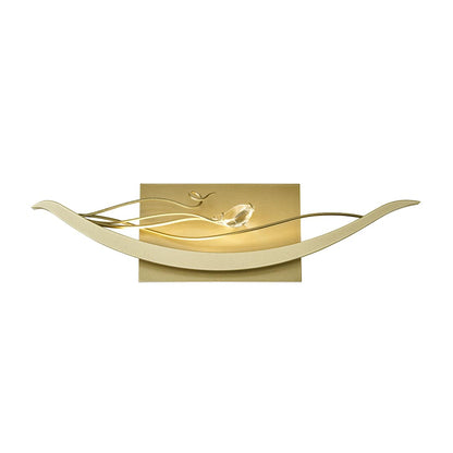 Courb茅 Single Light 6-1/2" Tall Integrated LED Wall Sconce - ADA Compliant