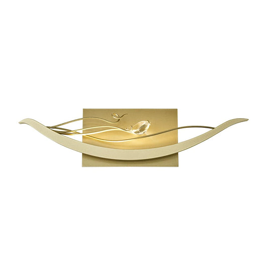 Courb茅 Single Light 6-1/2" Tall Integrated LED Wall Sconce - ADA Compliant